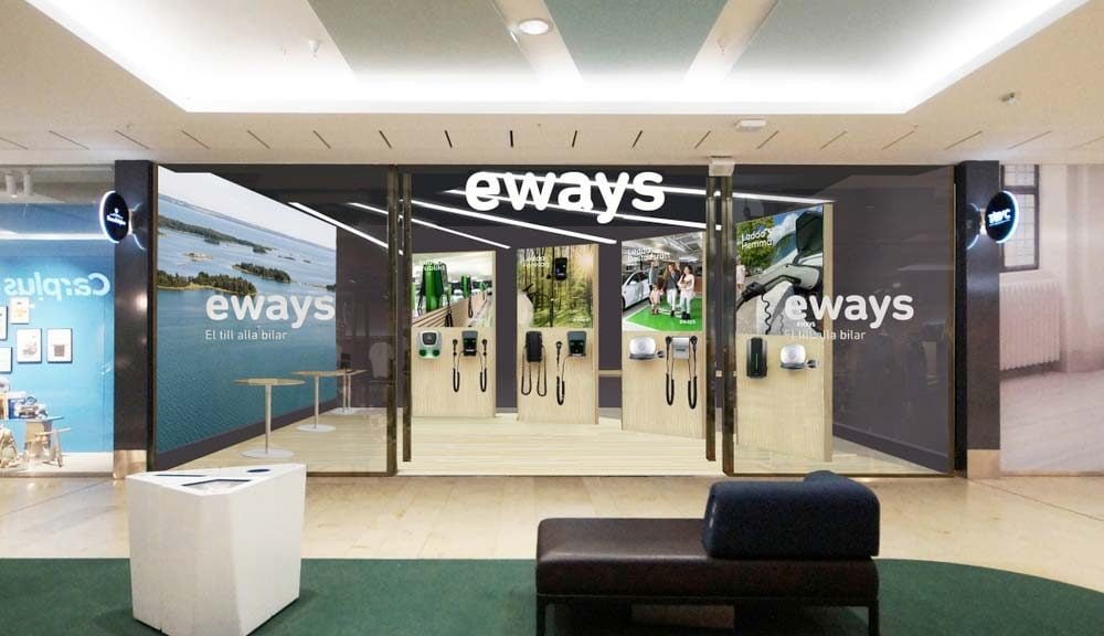 Eways öppnar världens första butik för laddstationer i Täby - Allt om Elbil