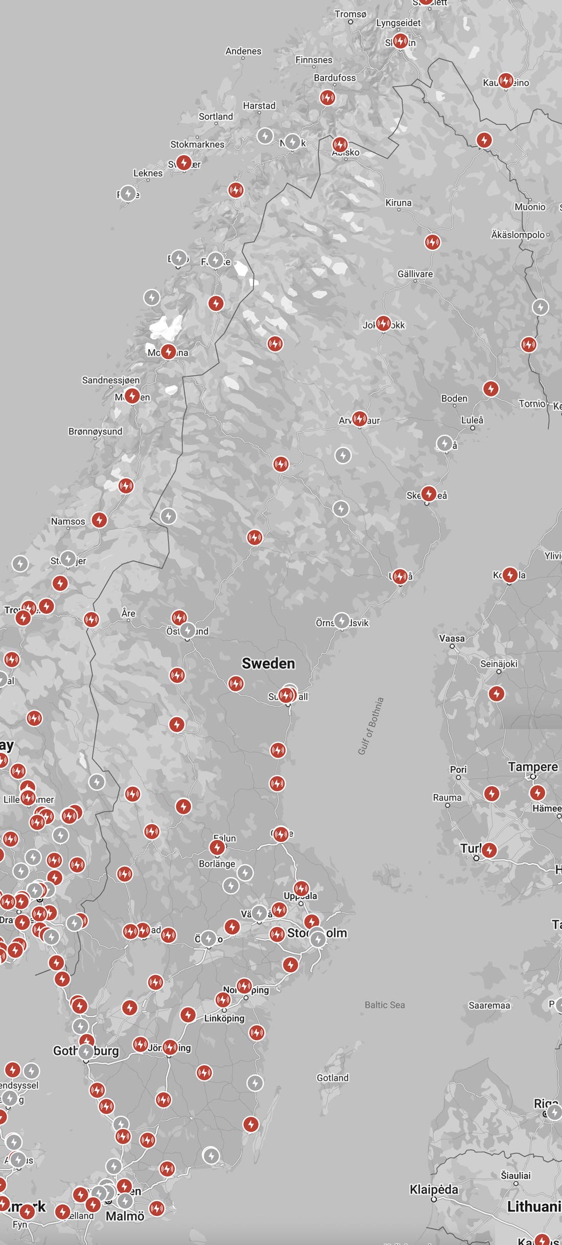 Här är 23 orter där Tesla planerar nya snabbladdare - Allt om Elbil