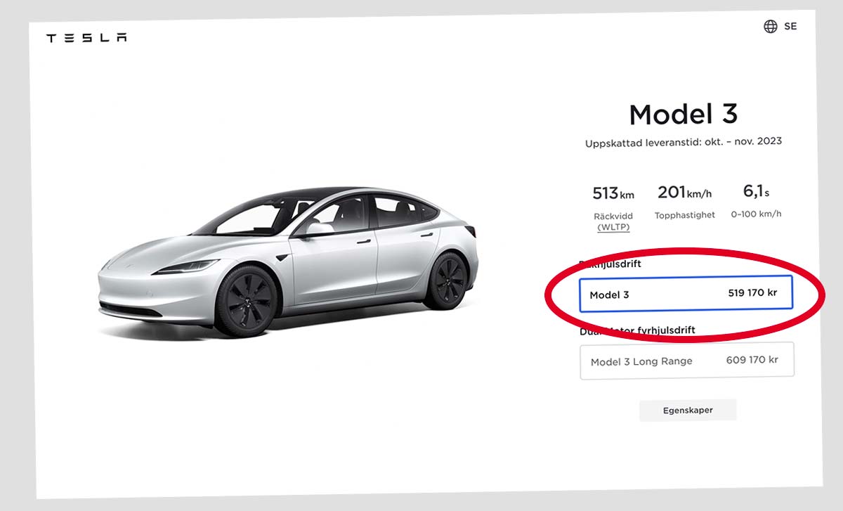 Efter granskningen: Nu visar Tesla rätt pris från början – Allt om Elbil